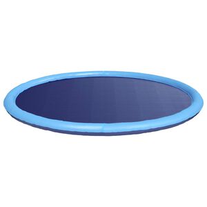 vidaXL Tapis de Splash pour Enfants et Chiens Bleu &Oslash;200 x 9 cm PVC