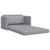 vidaXL Canap&eacute;-Lit 110cm Gris clair tissu