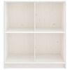 vidaXL Buffet blanc 70x33x76 cm bois massif de pin