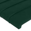 vidaXL Cadre de lit sans matelas vert fonc&eacute; 160x200 cm velours
