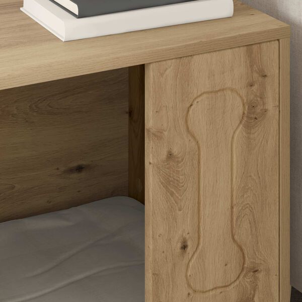 vidaXL Maison pour Chiens Ch&ecirc;ne artisan 44 x 42 x 49 cm