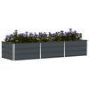 vidaXL Jardini&egrave;re Anthracite 240 x 80 x 45 cm Acier