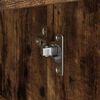 vidaXL Buffet Chêne fumé 38 x 34,5 x 75 cm Bois d'ingénierie
