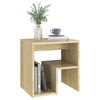 vidaXL Table de chevet ch&ecirc;ne sonoma 40x30x40 cm bois d'ing&eacute;nierie