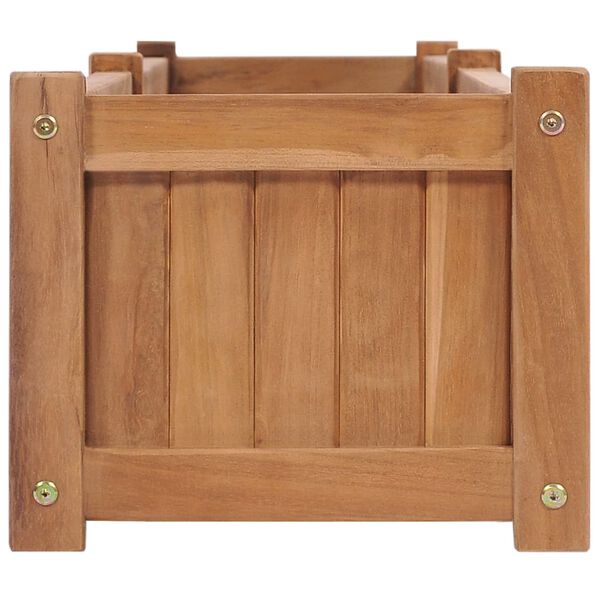 vidaXL Lit sur&eacute;lev&eacute; 200x30x25 cm Bois de teck solide