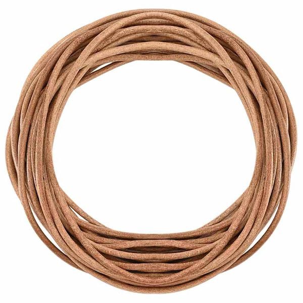 vidaXL Corde en Cuir Marron Ø5 mm x 10 m Cuir