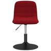 vidaXL Tabouret de bar Rouge bordeaux Velours