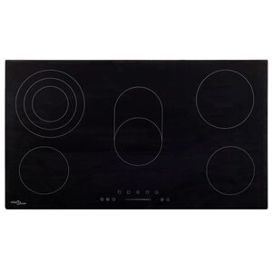 vidaXL Plaque de cuisson C&eacute;ramique 5 br&ucirc;leurs Contr&ocirc;le tactile 8500 W