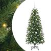 vidaXL Sapin de No&euml;l artificiel avec 150 LED Vert 150 cm PE et PVC