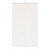 vidaXL Store pliss&eacute; blanc 120x200cm largeur du tissu 119,4cm polyester