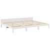 VidaXL Cadre de lit familial sans matelas blanc 270x200 cm