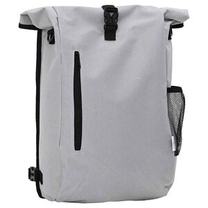 vidaXL Sac &agrave; v&eacute;lo Gris 31 x 13 x 58 cm Polyester