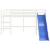 vidaXL Lit mezzanine d'enfants sans matelas avec toboggan 80x200 cm