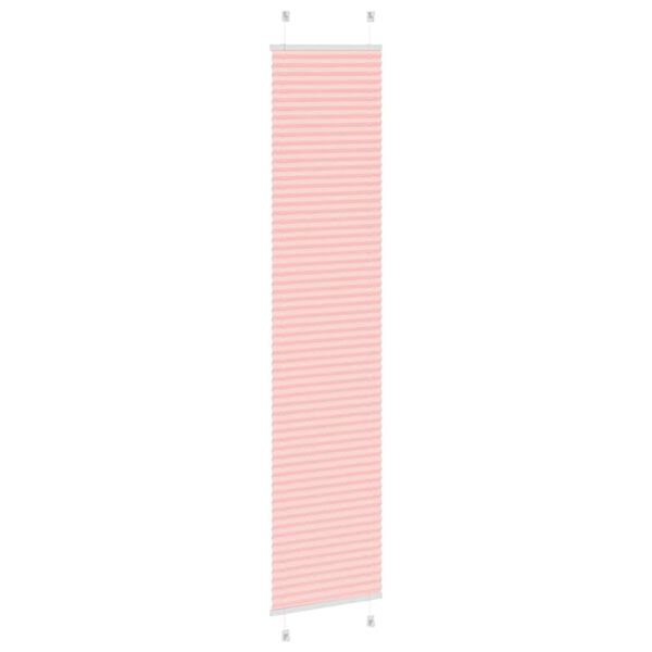 vidaXL Store pliss&eacute; rose 50x200 cm largeur du tissu 49,4 cm polyester