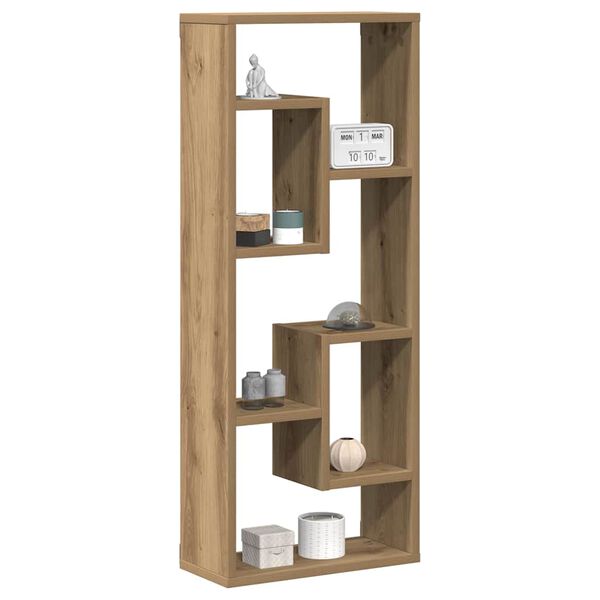 vidaXL Étagère murale Chêne artisanal 36 x 16 x 90 cm Bois d'ingénierie