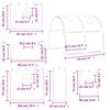 vidaXL Lit mezzanine enfants avec tunnel sans matelas 80x200 cm