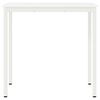 vidaXL Table de bar Blanc 110 x 55 x 105 cm Bois de pin massif