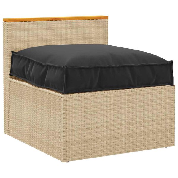 vidaXL Coussin Noir 70 x 70 x 12 cm Tissu Oxford