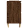 vidaXL Meuble d'évier chêne marron 80x33x60 cm bois d'ingénierie