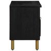 vidaXL Meuble TV noir 80x33x46 cm bois d'ing&eacute;nierie