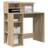 vidaXL Bureau Chêne Sonoma 90 x 48 x 101,5 cm Bois d'ingénierie