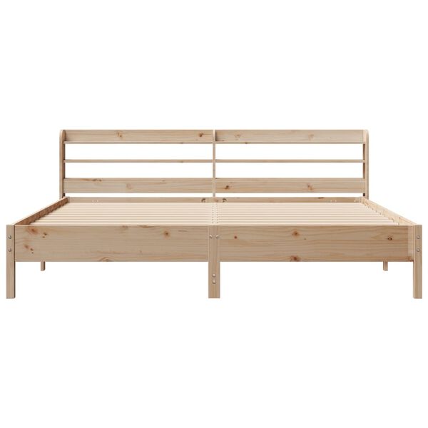vidaXL Cadre de lit sans matelas 180x200 cm bois massif de pin