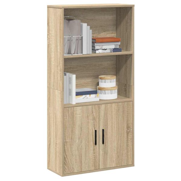 vidaXL Biblioth&egrave;que ch&ecirc;ne sonoma 60x24x120 cm bois d'ing&eacute;nierie