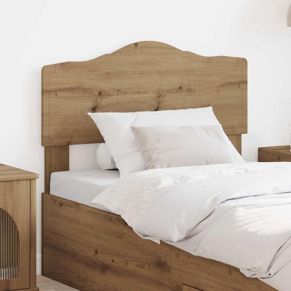 vidaXL T&ecirc;te de lit Ch&ecirc;ne artisanal 90 cm Bois d'ing&eacute;nierie