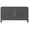 vidaXL Boîte de rangement de jardin Gris 121x55x64 cm Bois de pin
