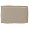 vidaXL Ensemble de coussins 3 pcs Taupe Tissu Oxford