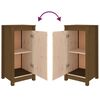 vidaXL Buffets 2 pcs Marron miel 39x35x80 cm Bois massif de pin