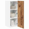 vidaXL Armoire suspendue Bois ancien et Blanc 30 x 31 x 80 cm