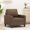 vidaXL Fauteuil Marron 60 cm Tissu