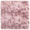 vidaXL Tapis Shaggy à poils longs NAVARRA rose poudré 200x200 cm
