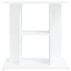vidaXL Support pour aquarium blanc 60x30x60 cm bois d'ing&eacute;nierie