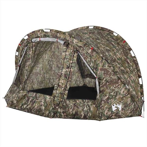vidaXL Tente de pêche 4 personnes camouflage imperméable