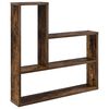 vidaXL &Eacute;tag&egrave;re Murale Ch&ecirc;ne fum&eacute; 60 x 11 x 60 cm Bois d'ing&eacute;nierie