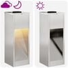 vidaXL Lumière de Chemin LED Solaire 2 pcs Acier inoxydable