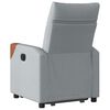 vidaXL Fauteuil inclinable Gris clair Tissu
