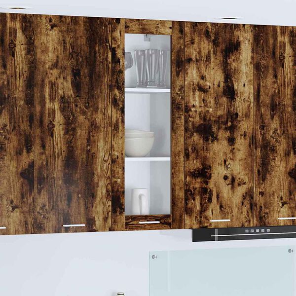 vidaXL Armoire suspendue Ch&ecirc;ne fum&eacute; 40 x 31 x 100 cm Bois d'ing&eacute;nierie