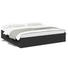 vidaXL Cadre de lit sans matelas noir 200x200 cm