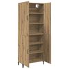 vidaXL Haut Armoire 2 pcs Ch&ecirc;ne artisanal Bois d'ing&eacute;nierie