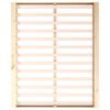 vidaXL Cadre de lit sans matelas 120x200 cm bois massif