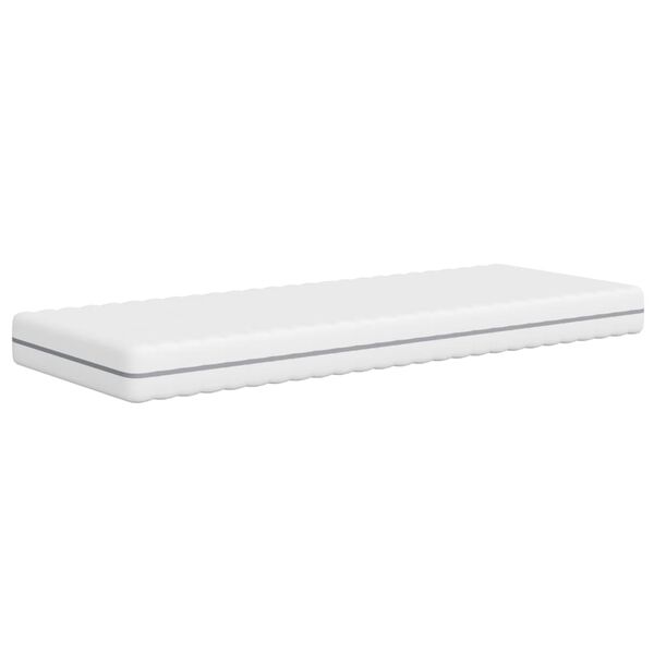 vidaXL Matelas en mousse moyennement doux 90x190 cm