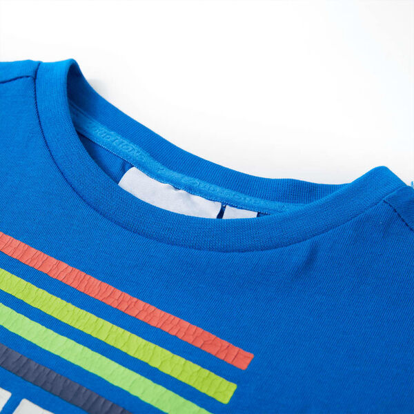 T-shirt pour enfants bleu vif 140