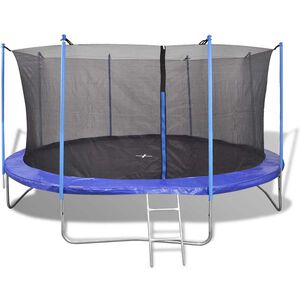 vidaXL Ensemble de trampoline 5 pi&egrave;ces 4,57 m