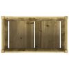 vidaXL Jardinière d'extérieur 90x50x50 cm bois de pin imprégné