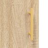 vidaXL Buffet haut Ch&ecirc;ne sonoma 69,5x34x180 cm Bois d'ing&eacute;nierie