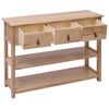 vidaXL Buffet 108x30x76 cm Bois de Paulownia massif