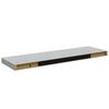 vidaXL &Eacute;tag&egrave;re murale flottante Gris b&eacute;ton 80x23,5x3,8 cm MDF